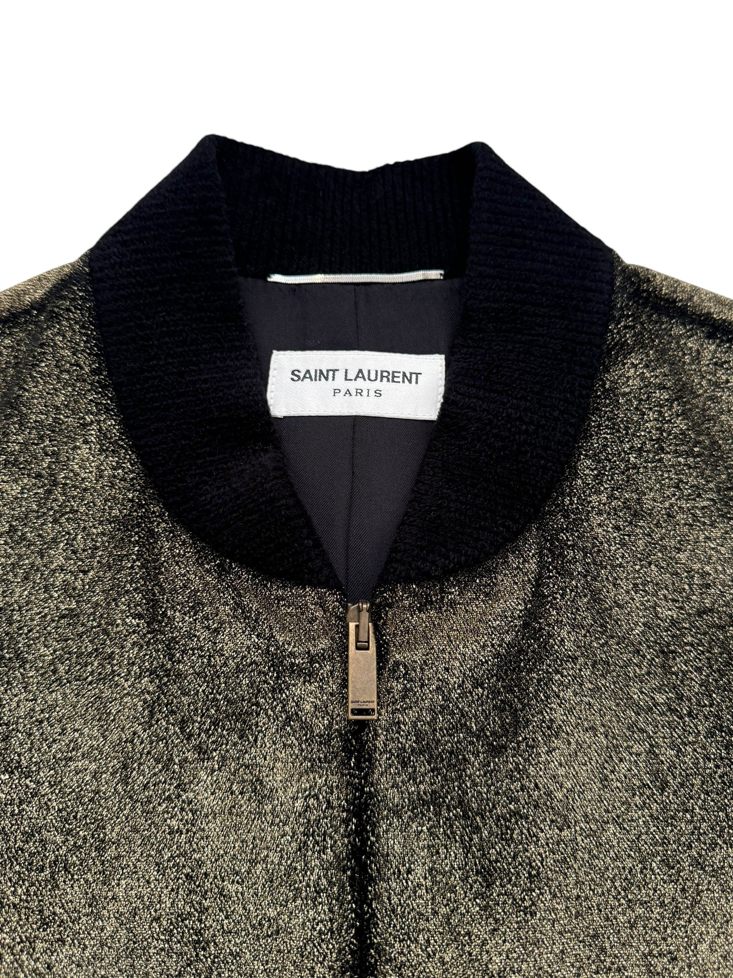 Gold Sprinkled Velvet Western Teddy Varsity Bomber