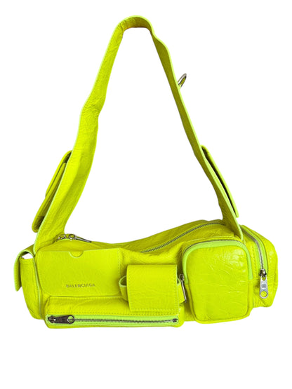 Fluo Leather Superbusy XS Cargo Bag