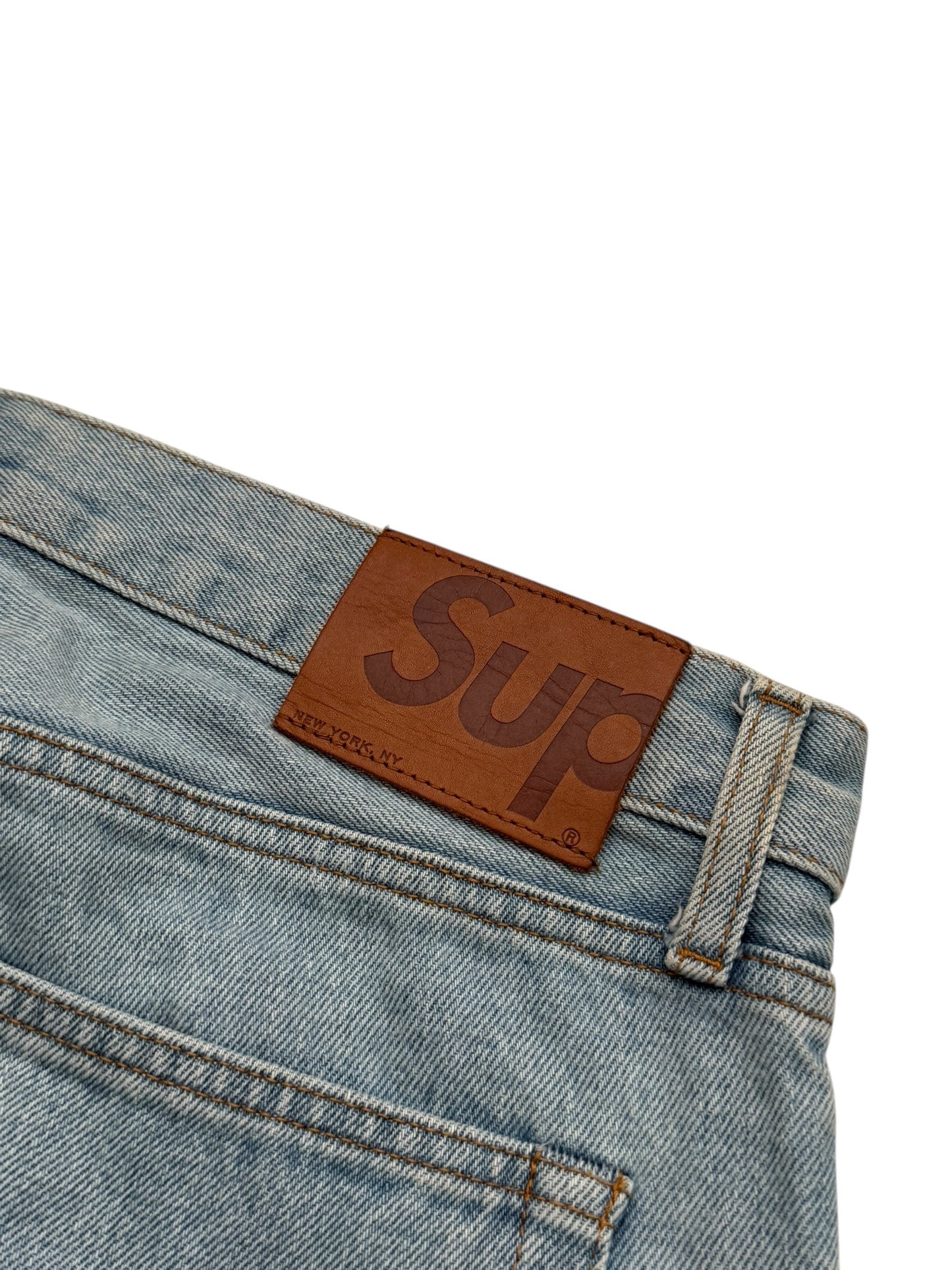 Light Blue Wash Denim Jeans