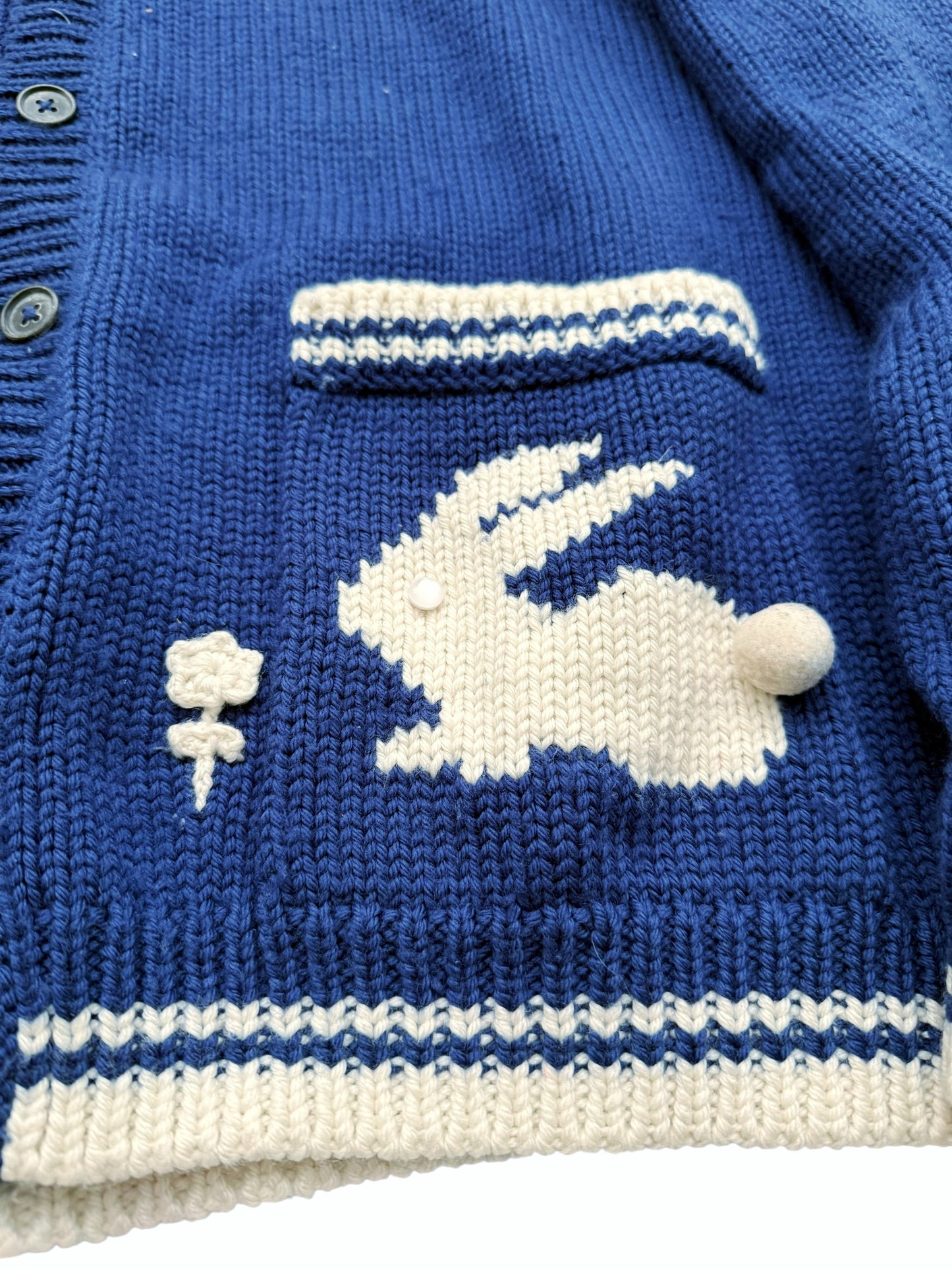 Bunny 3D Cardigan Sweater