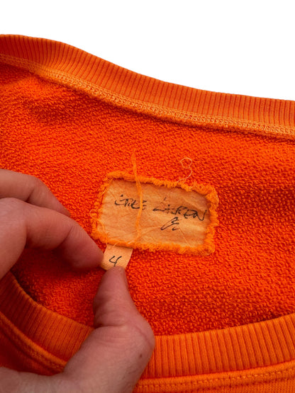 Sample Orange Overdyed Crewneck