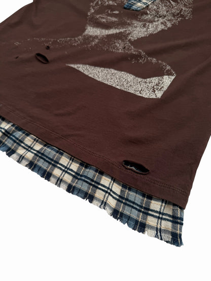 2025 Whitney Houston Distressed Vintage Layered Tank Tee
