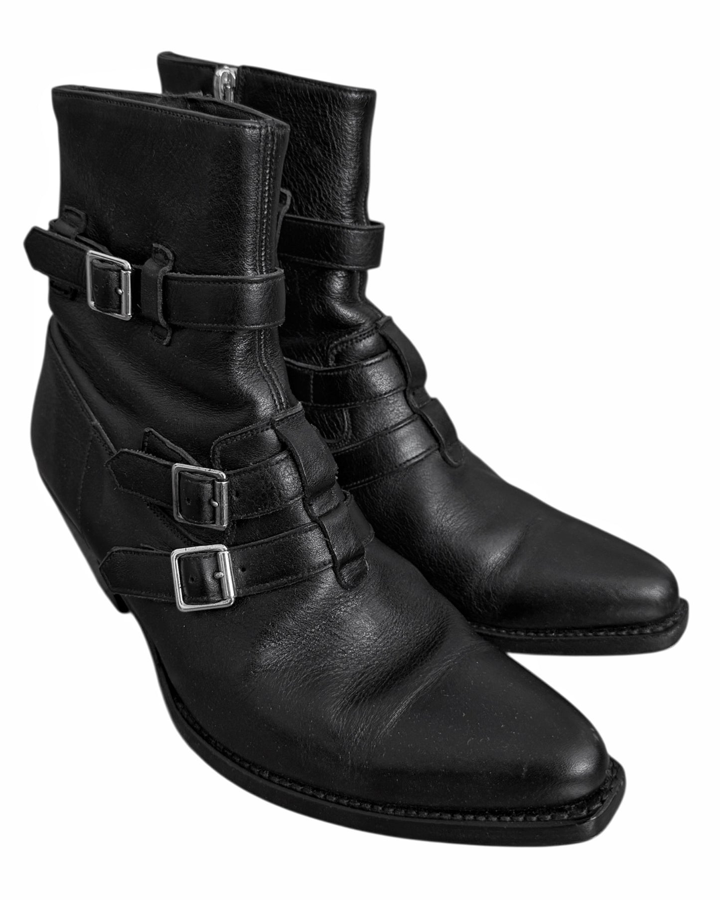 Berlin Buckle Strap Boots