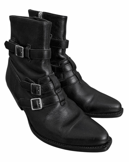 Berlin Buckle Strap Boots
