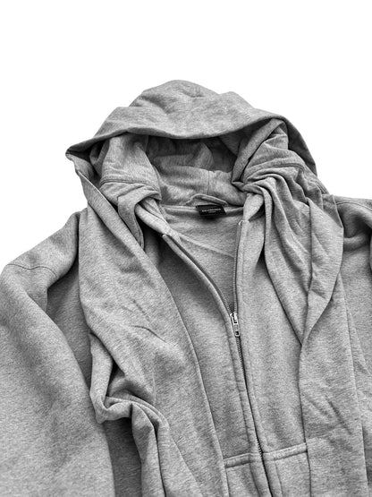 Grey Incognito Layer HEAVY Zip Hoodie