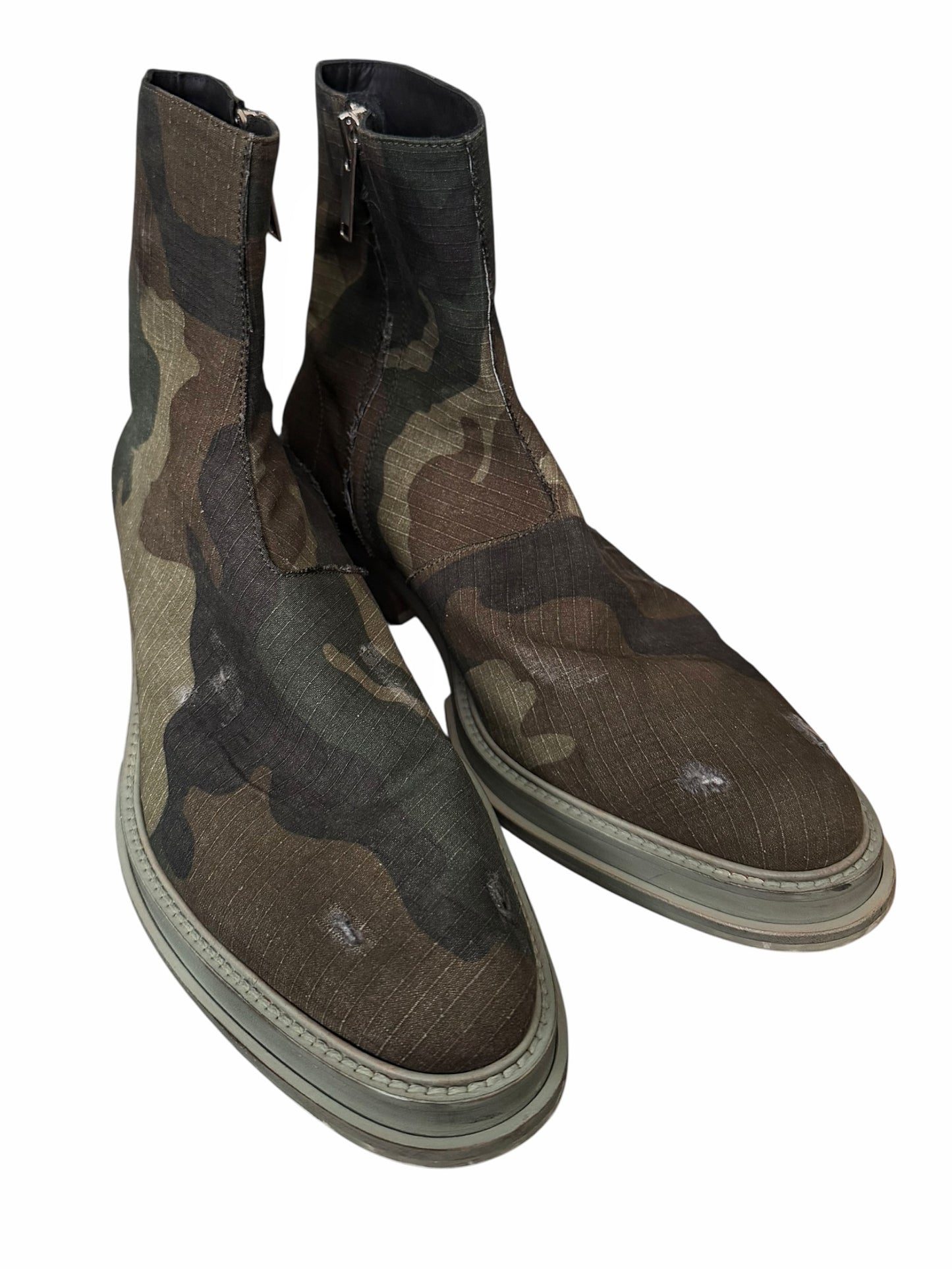 Distressed Camo Ripstop West Coast Chelsea Boot