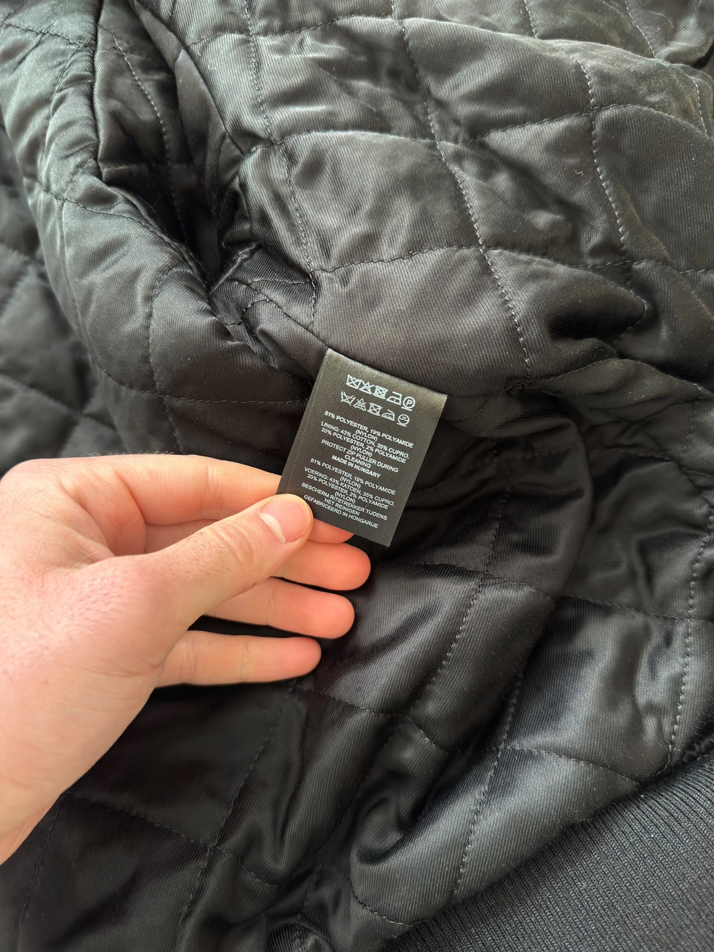 Metallic Backzip Bomber