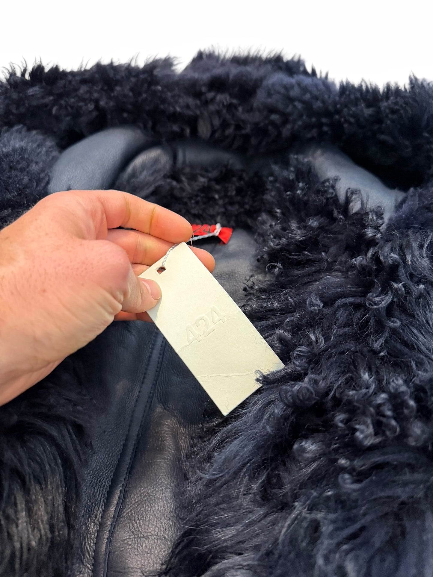 Giant Long Hair Sheep Skin Shearling Bomber