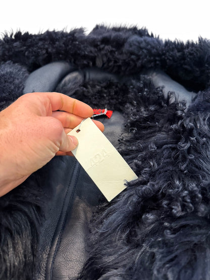 Giant Long Hair Sheep Skin Shearling Bomber