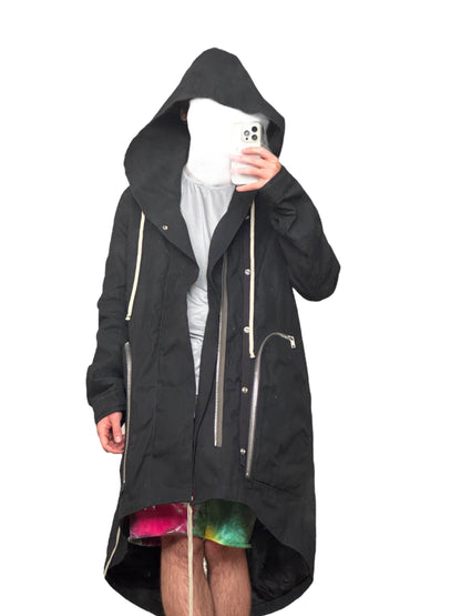 Bauhaus Bladder Zip Fishtail Oversized Parka