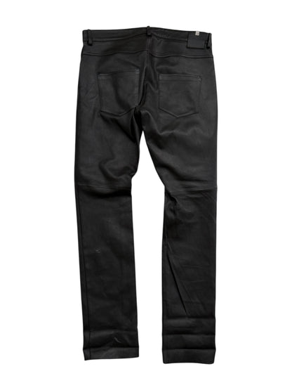 Lambskin Belt Loop Pants