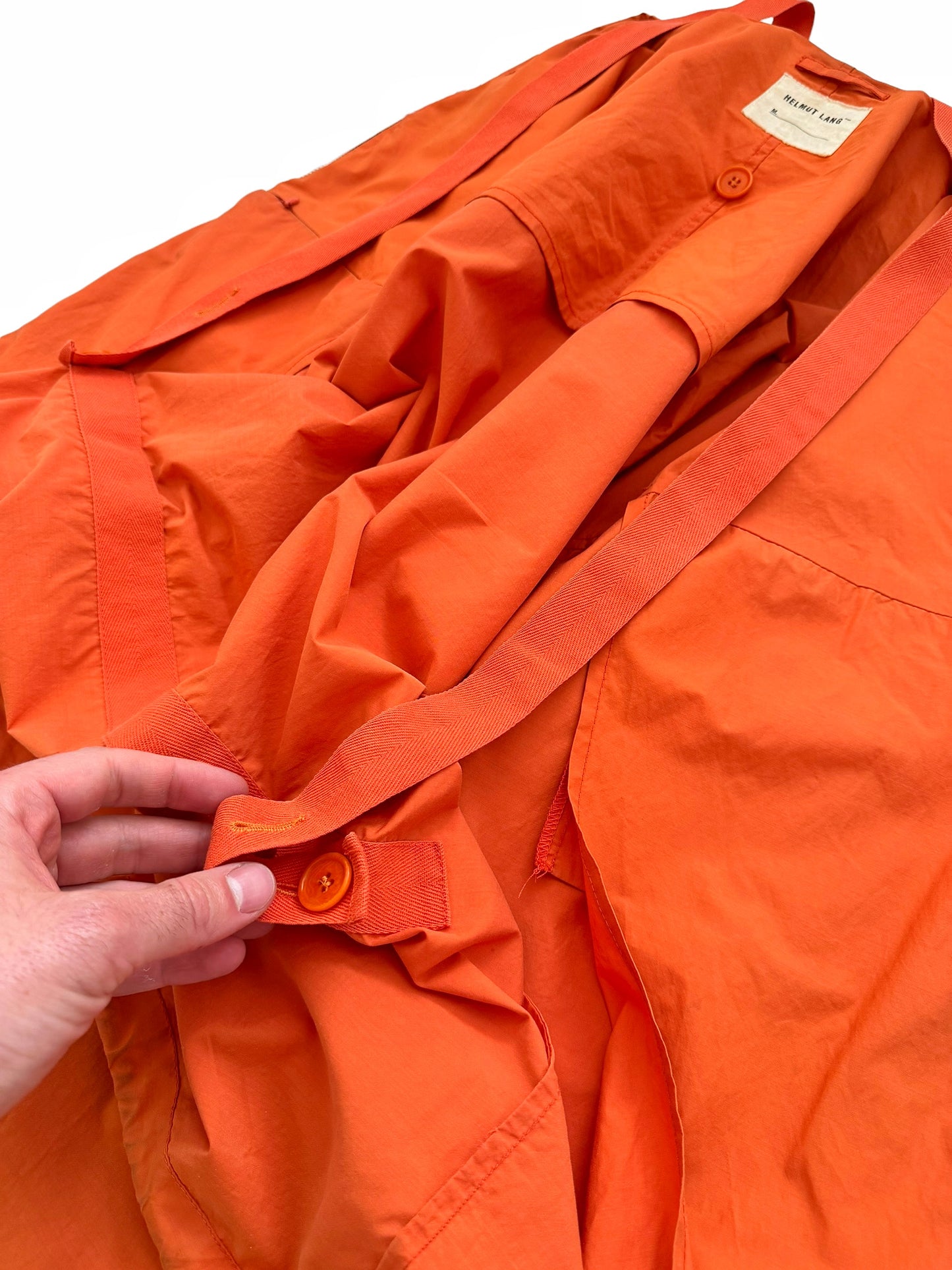 1999 Backpack Parachute Packing Orange Jacket