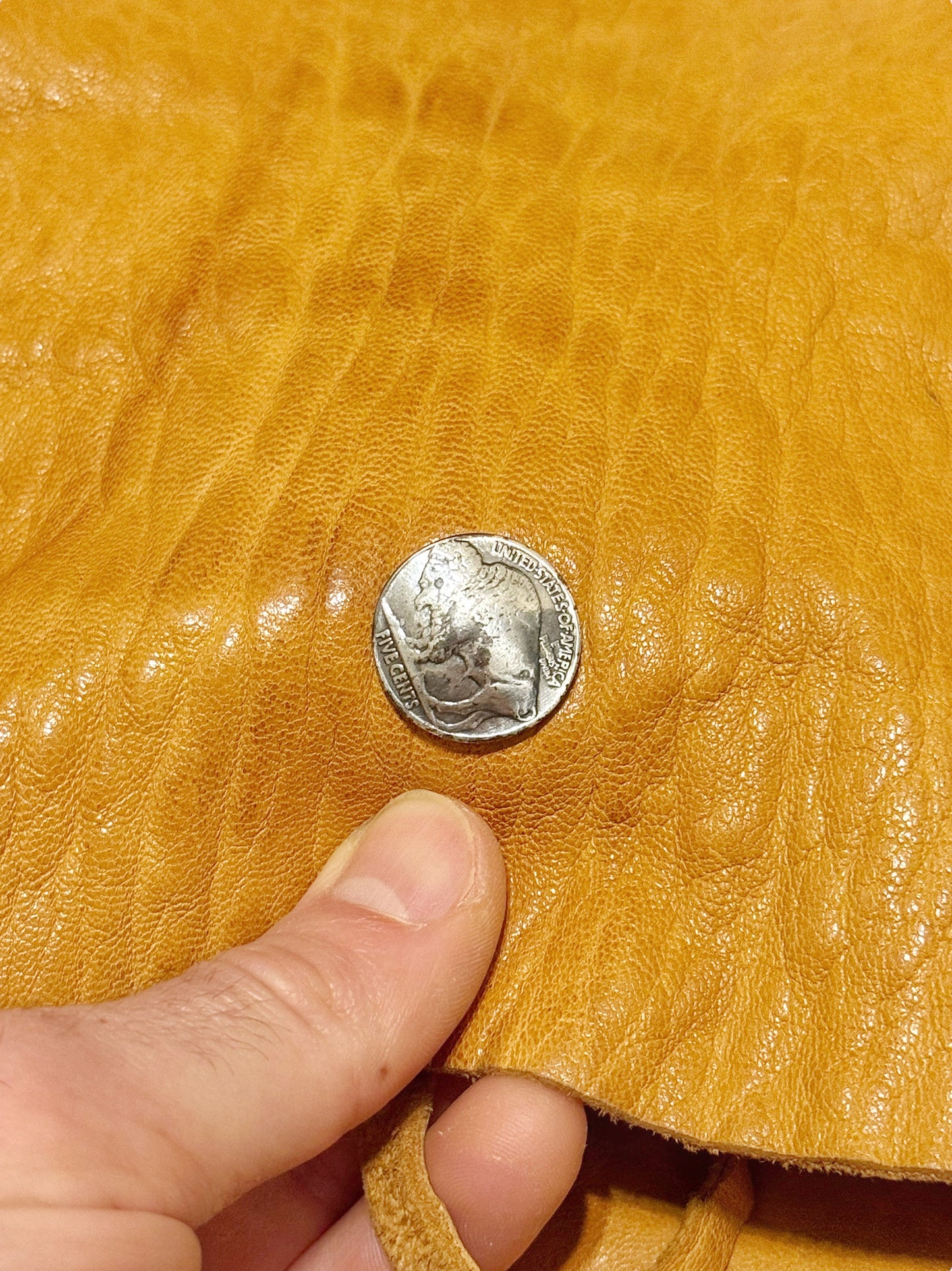 Vintage Deerskin Bag