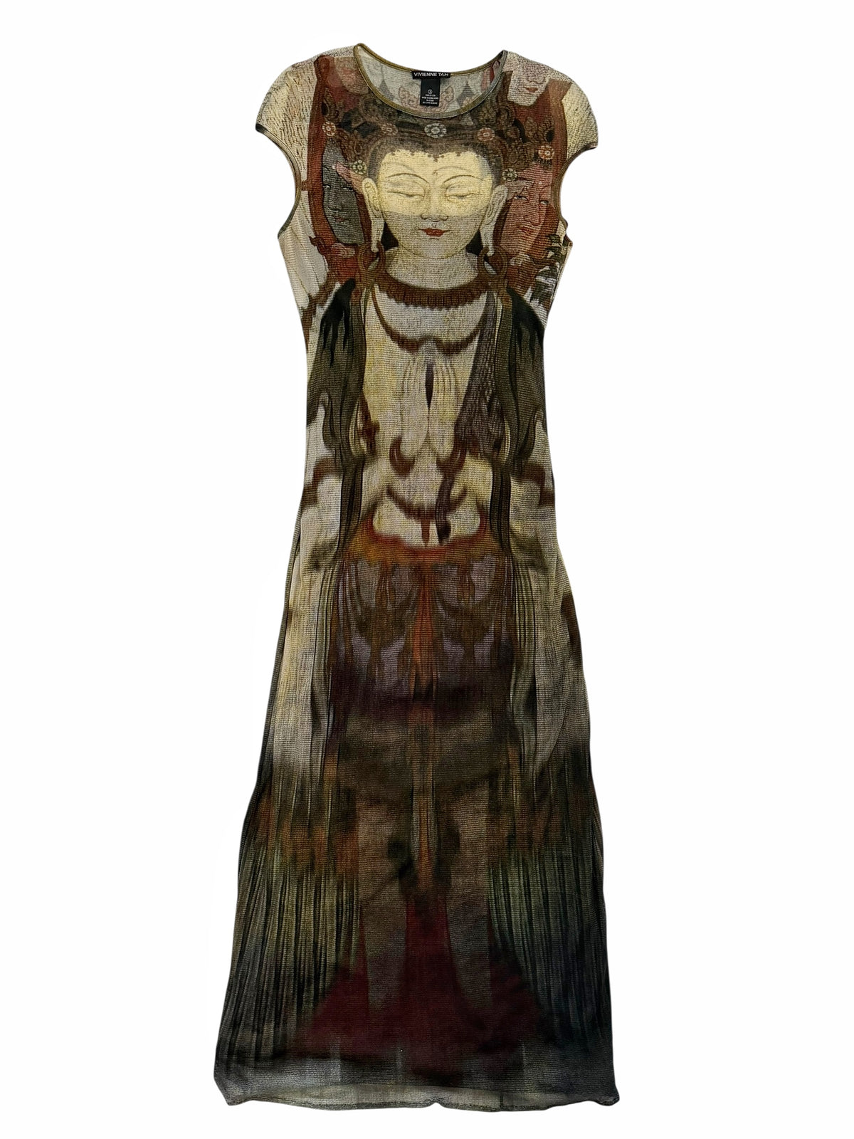 SS1997 Buddha Mesh Maxi Dress