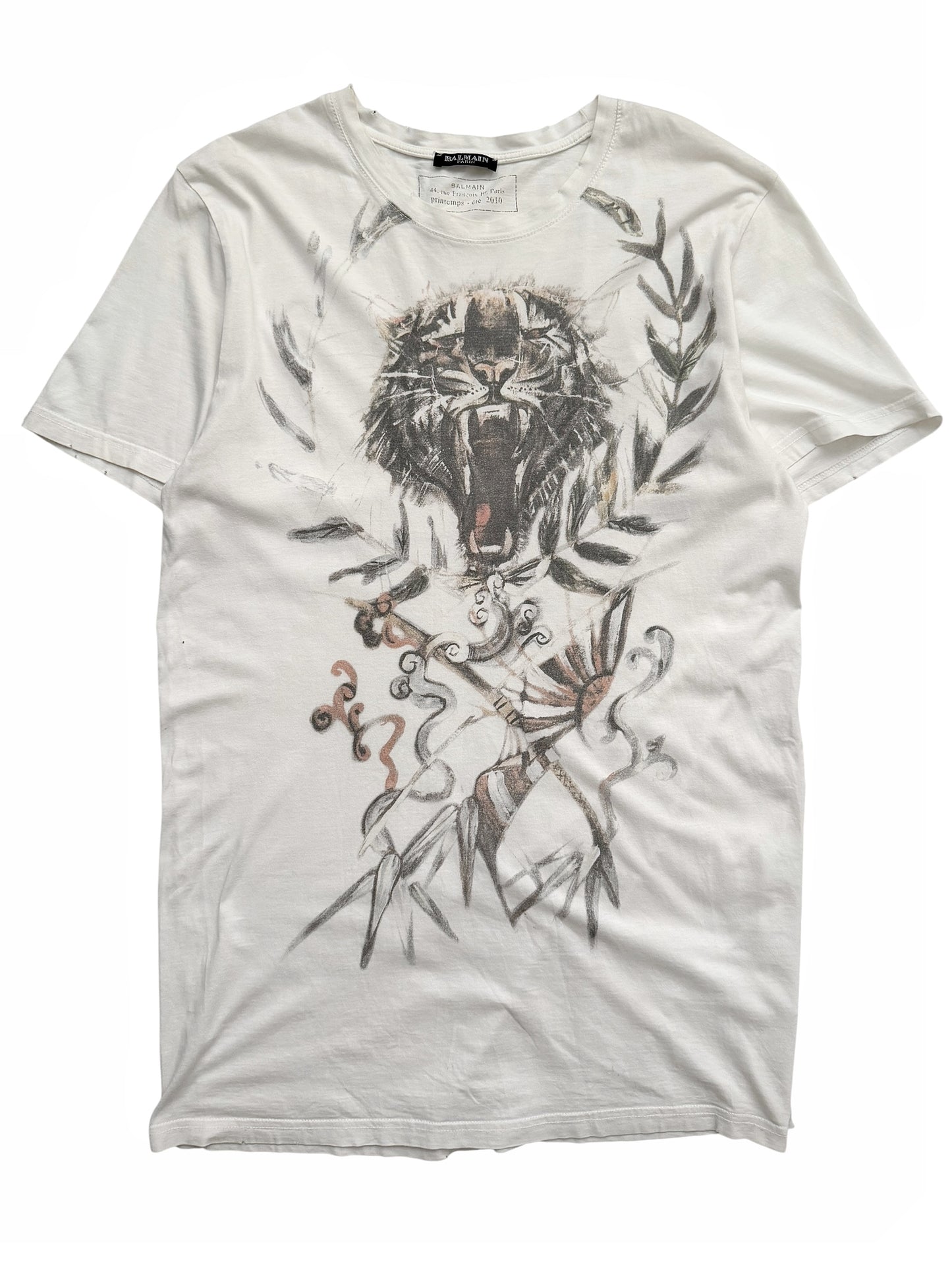 SS10 Decarnin Tiger Long Stacking Campaign Shirt