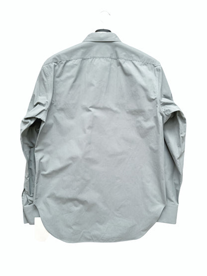 Crispy Poplin Grey Blue Shirt