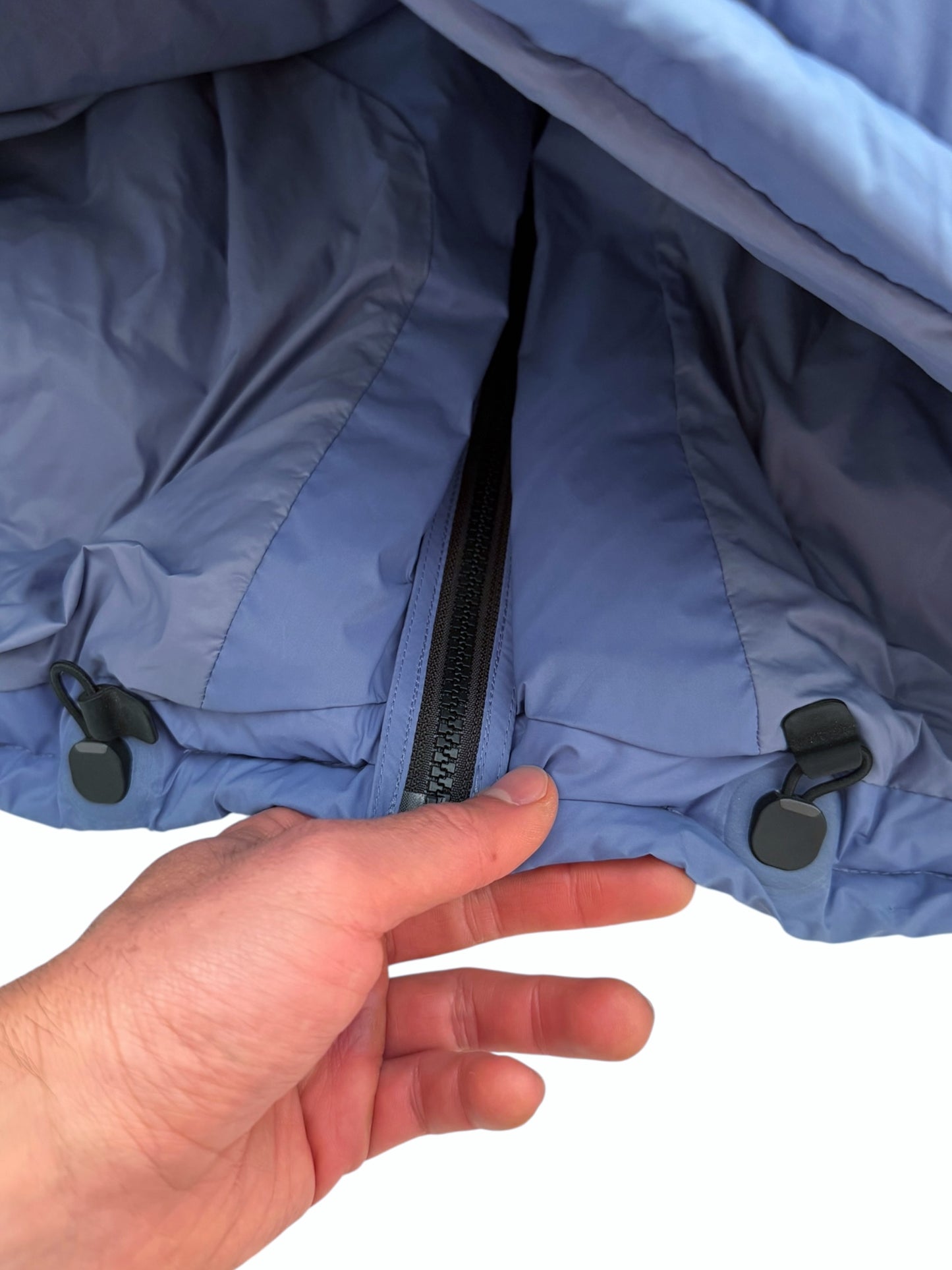 Quilted Volume Puffer Blue