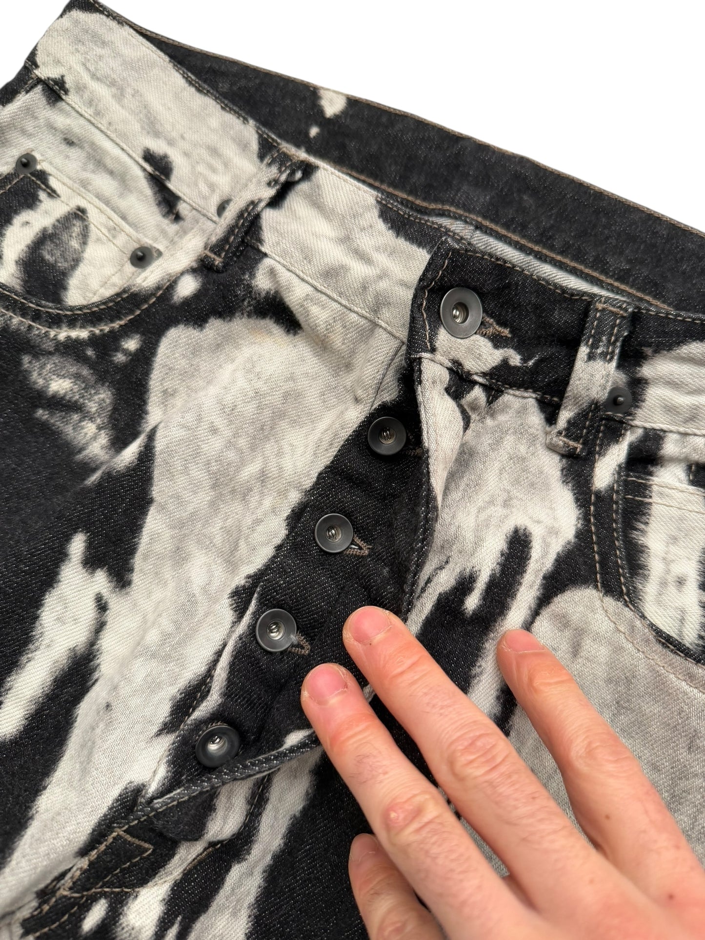 Vomit Bleached Torrence Denim Jeans