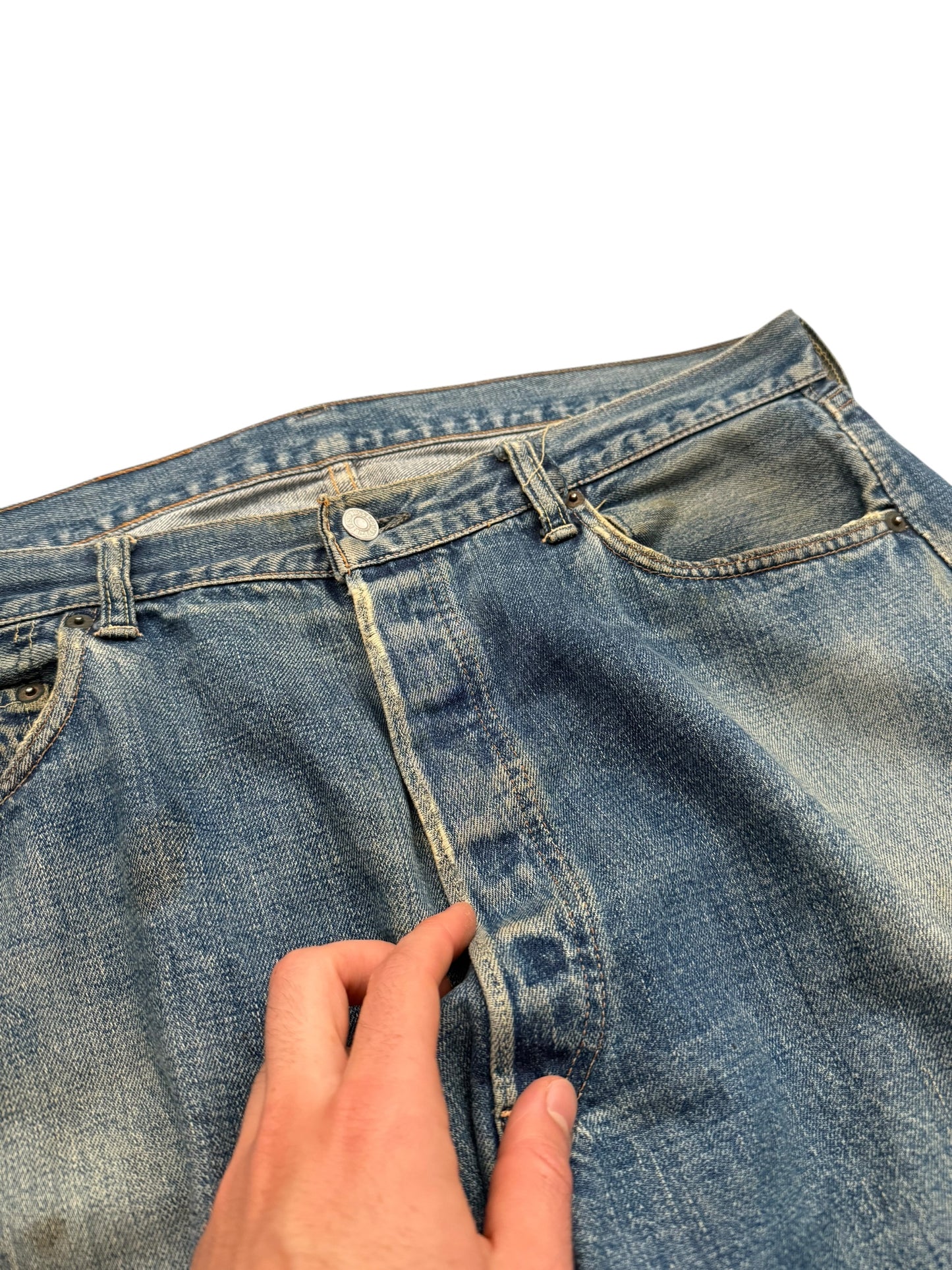 OG 1960’s Big E Selvedge Hidden Rivet 501 Denim