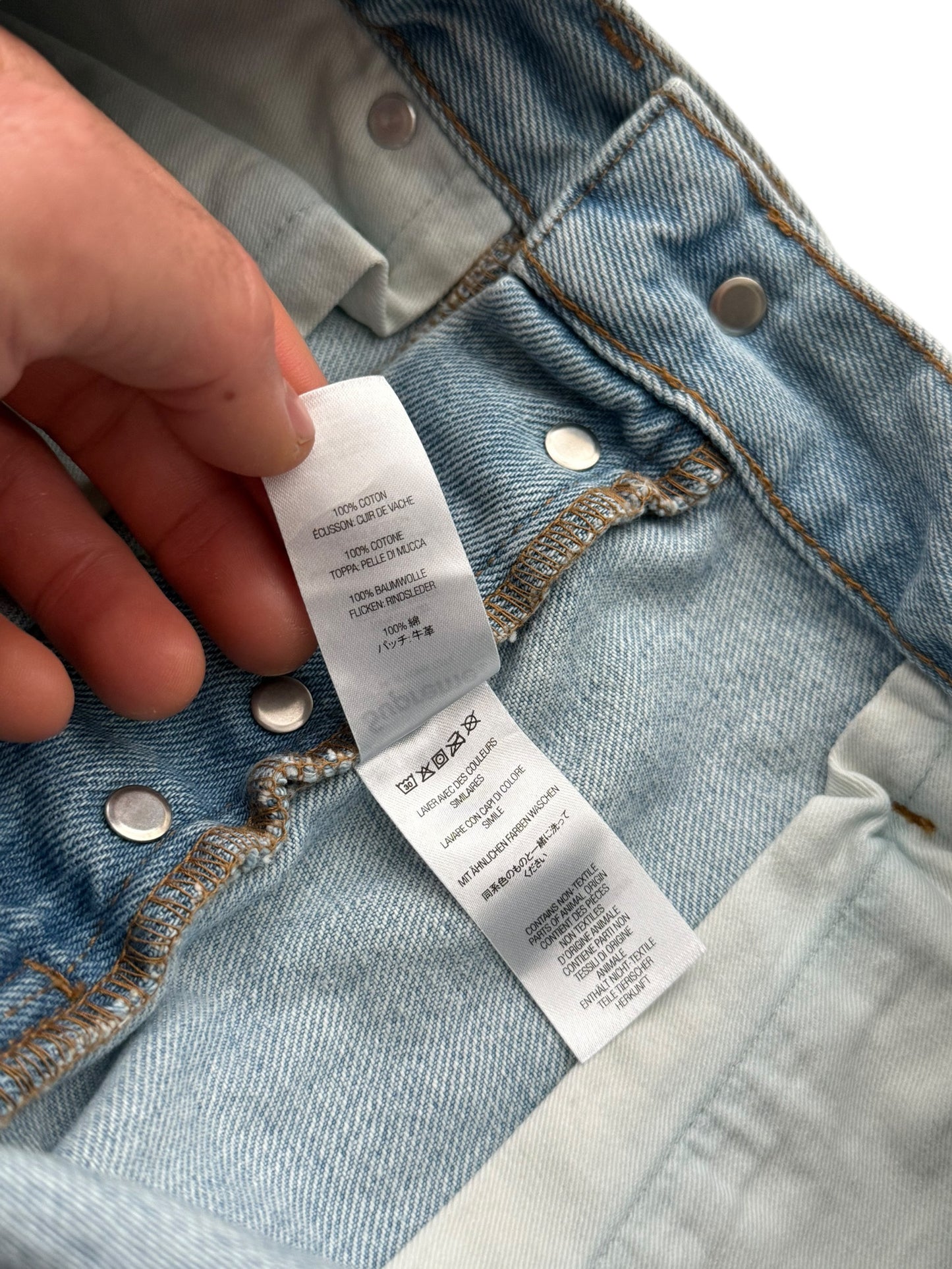 Light Blue Wash Denim Jeans