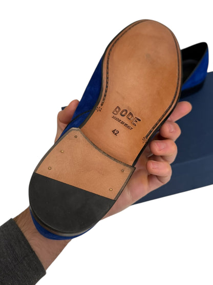 Blue Suede Luxor Shoe