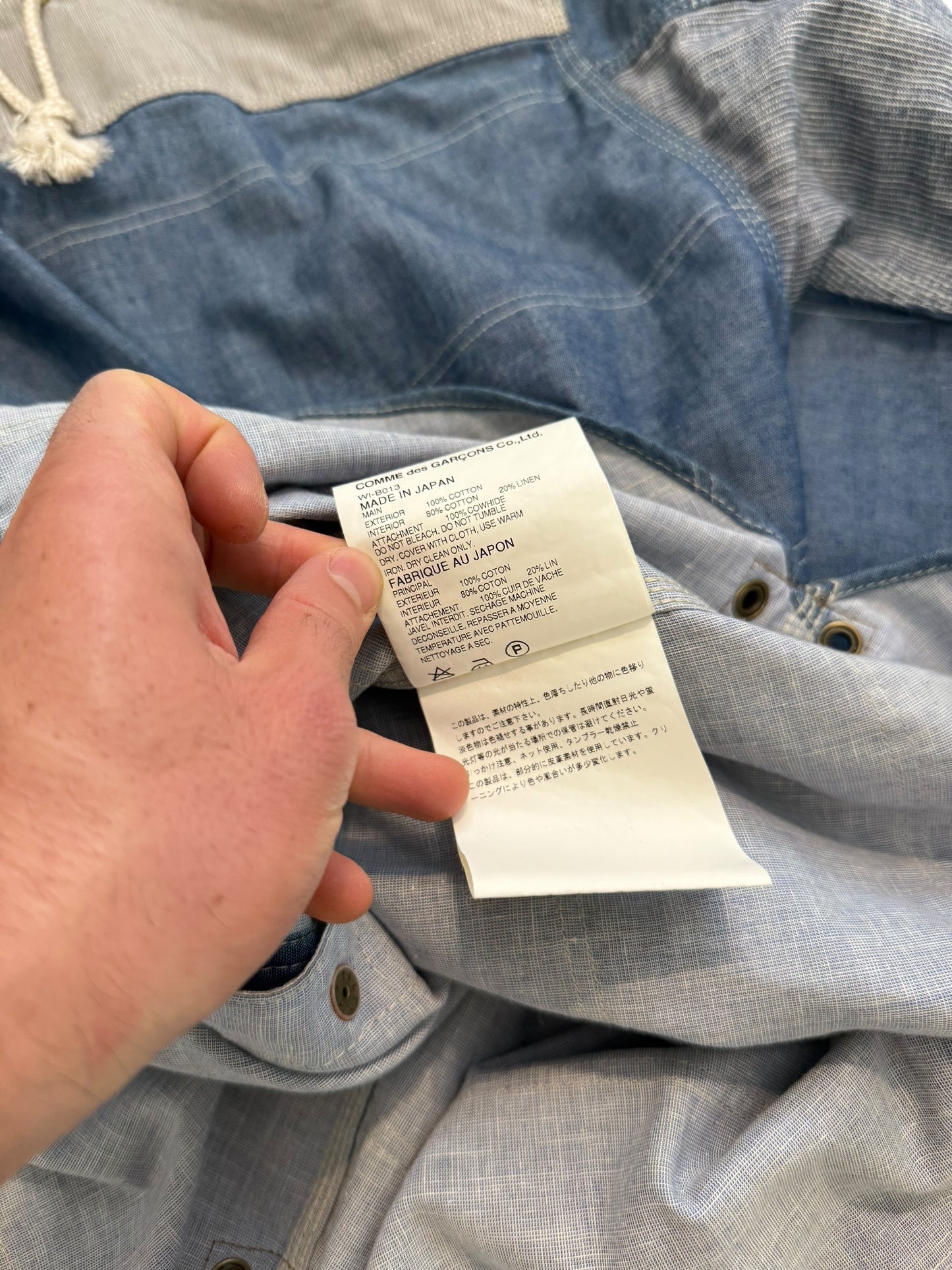 2011 Patchwork Button Shirt