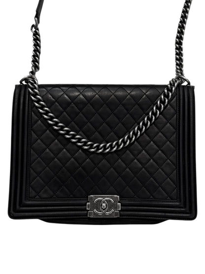 Large Caviar Boy Flap Chain Bag