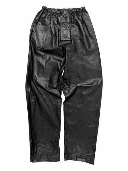 2022 Goat Leather Baggy Pants