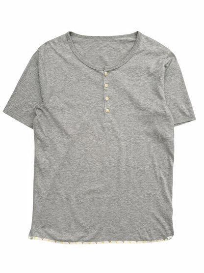 Lightweight Grey Henley