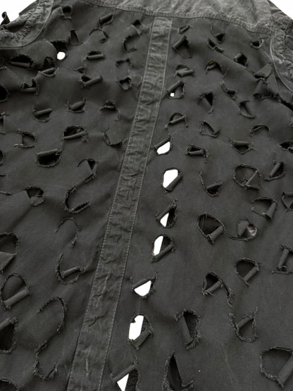 Blade Cut Layer Hooded Jacket