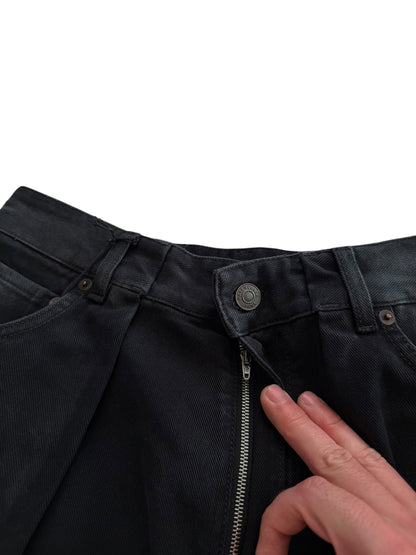 Left Hand Sun Fade Denim Double Leg