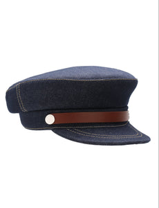 Denim Captains Hat