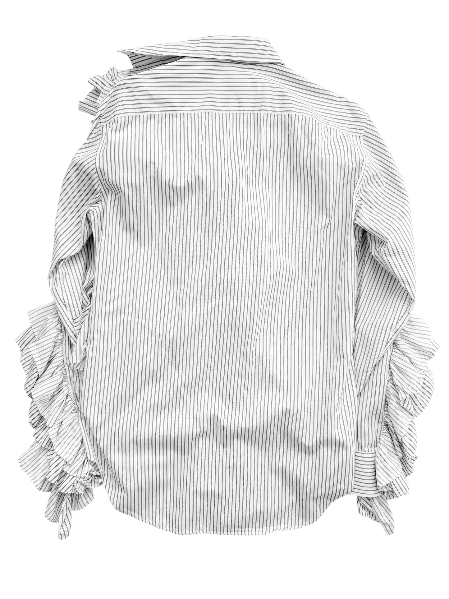 Virgil Abloh Ruffle Stripe Shirt