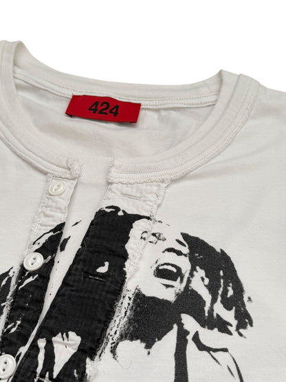 2025 Bob Marley Flyer Layered Thermal Tank Tee