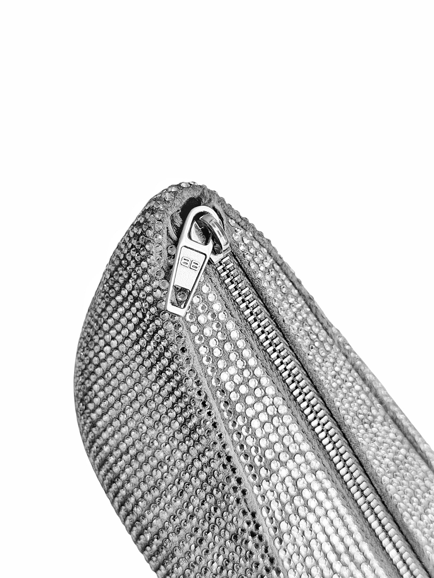 Bedazzled Rhinestone Stiletto Heel Clutch