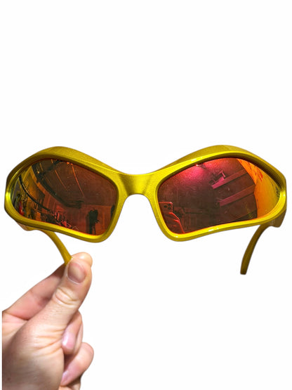 Fennec Oval XL Yellow Sunglasses