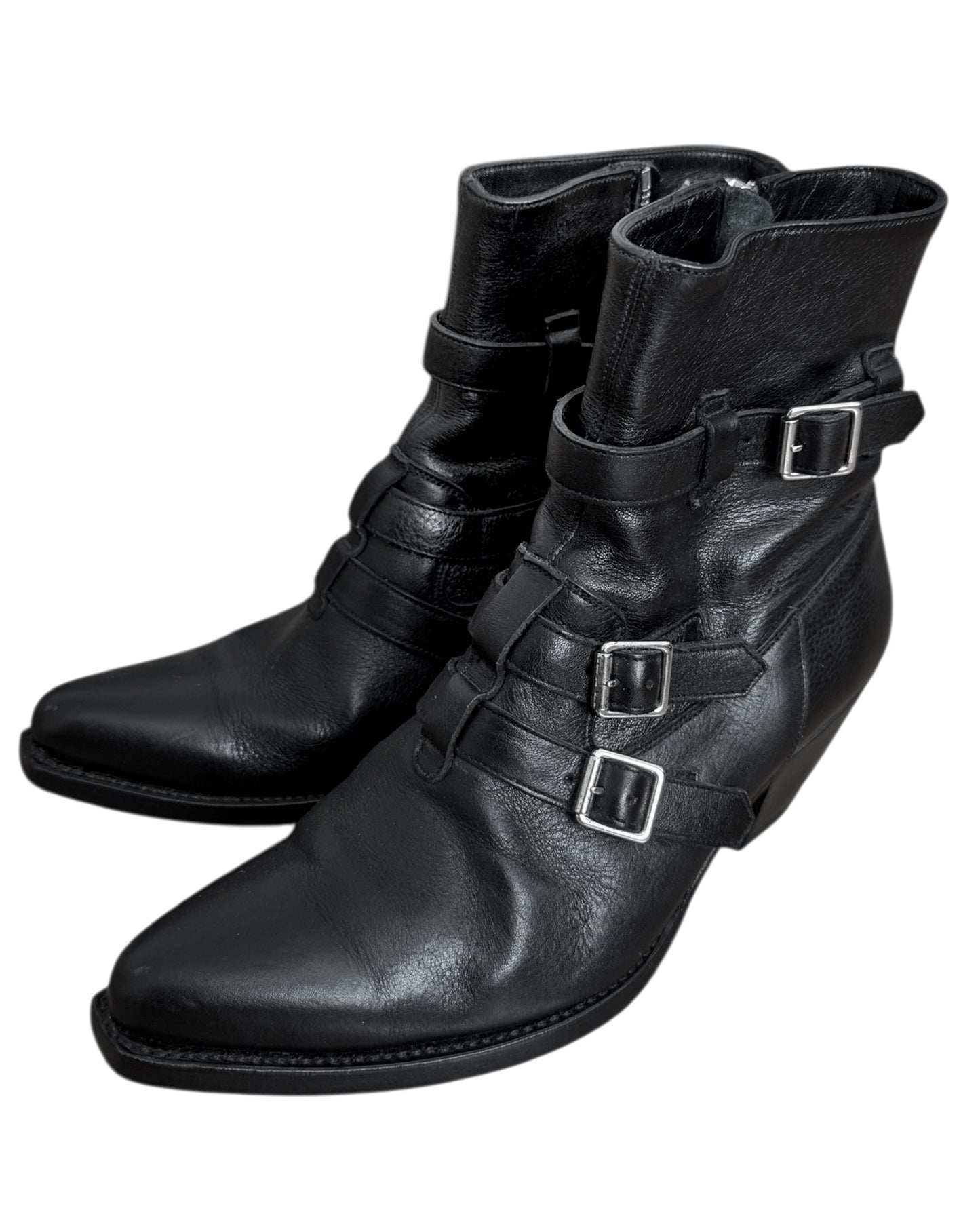 Berlin Buckle Strap Boots