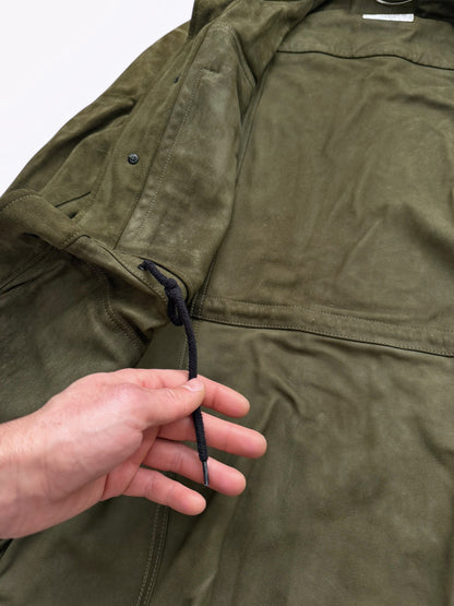 2016 Hedi Era Goat Leather Military Jacket