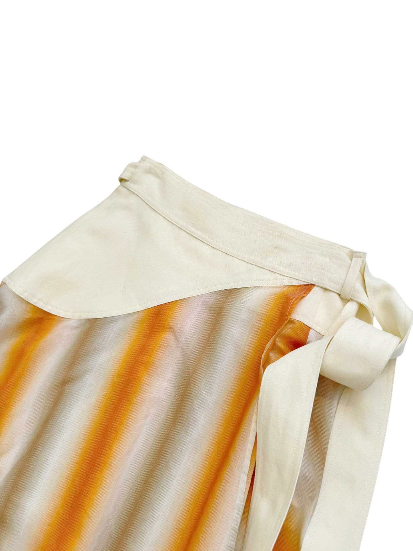 Gradient Sunrise Wrap Skirt