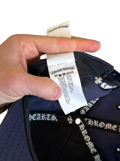 Navy CH Embroidered SnapBack Hat