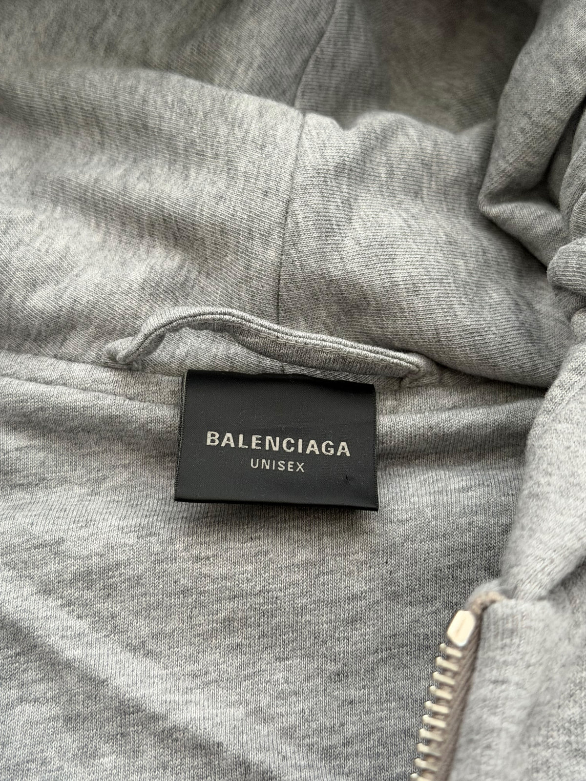 Grey Incognito Layer HEAVY Zip Hoodie