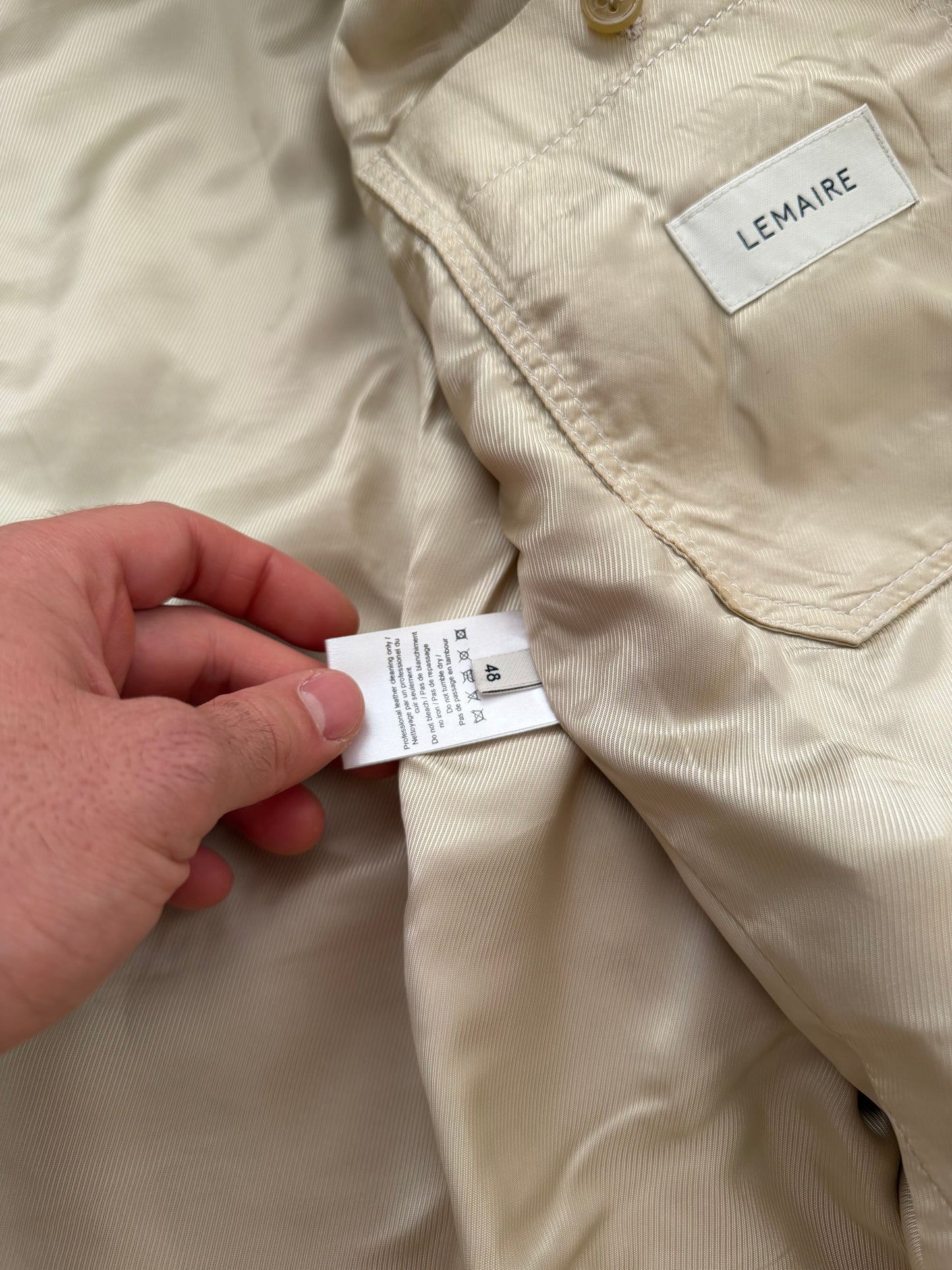 White Leather Over Shirt Jacket