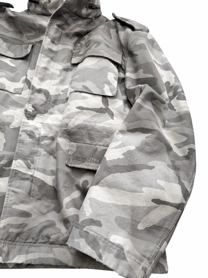 2024 Steroid Biker Camo Distressed Jacket