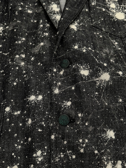 x Sterling Ruby Bleach Denim Blazer