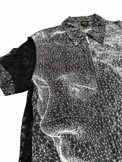 2001 Constellation Face Zip Shirt