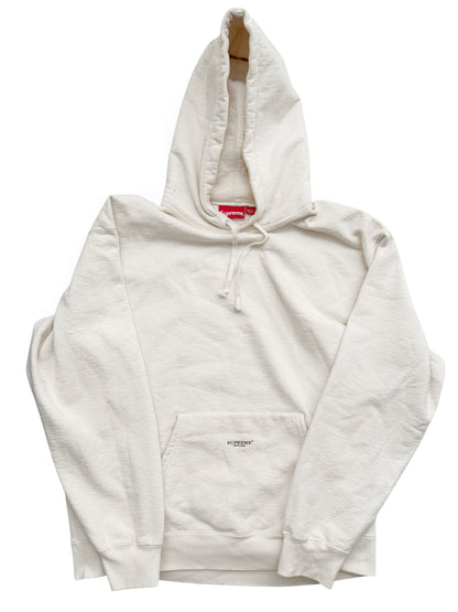 Micro Logo Hoodie (Natural White)