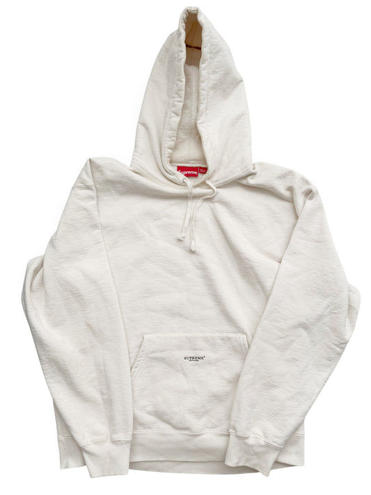 Micro Logo Hoodie (Natural White)