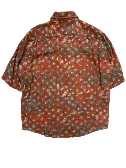 Printed Safari Button Up Shirt