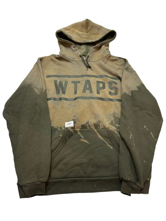 Green Bleach Dye Hoodie