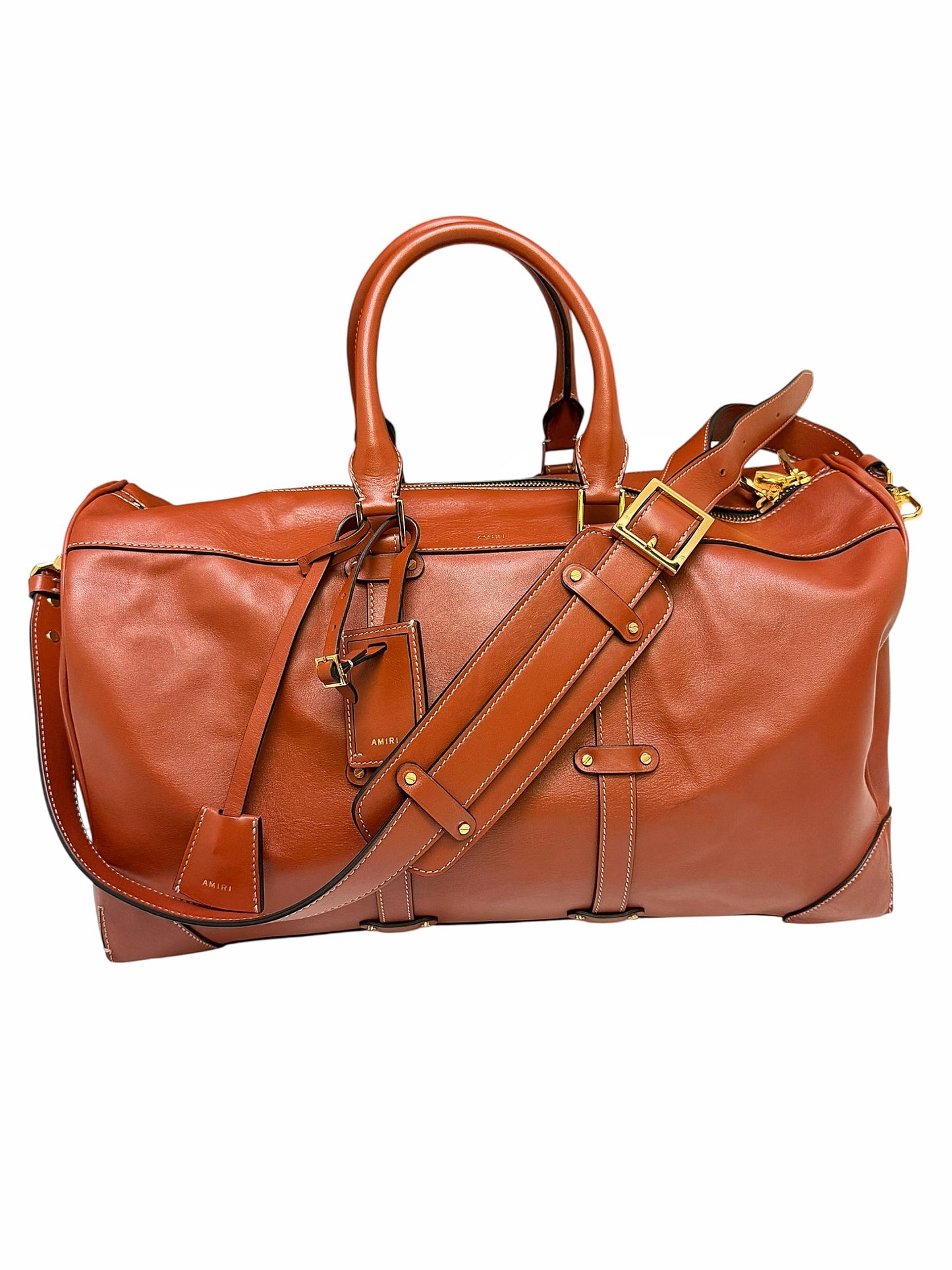 Veg Tanned Italian Leather Duffle Bag